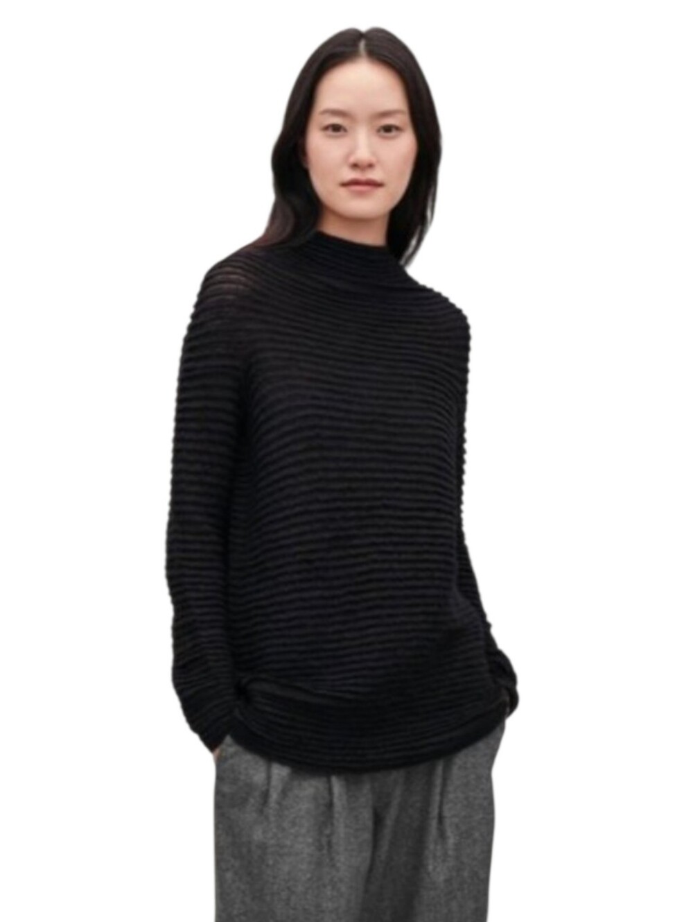 Cos mohair mock neck sweater size XS